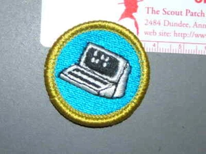 Computadoras con insignia de mérito de Boy Scout aprox. '76-'06 3104M - Imagen 1 de 1