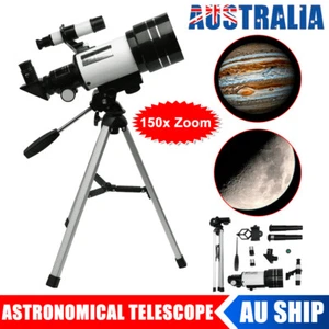 Astronomical Telescope 150X W/High Tripod Monocular 70mm Aperture Zoom HD Moon - Picture 1 of 12