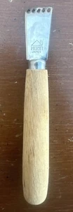 Vintage Hoan Japan 5 Hole Zester Wood Handle 5.25” Excellent - Picture 1 of 5