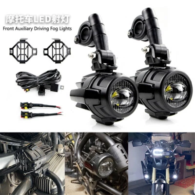 fit For R1200GS F850GS F750GS R1250GS Front Fog Lights Auxiliary Spot Driving - Image 1 of 4