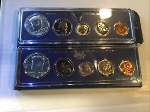 1966 & 1967 United States Special Mint Sets with Box’s 40% Silver - Picture 1 of 10