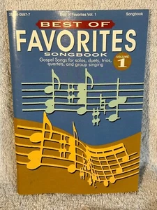 BEST OF FAVORITES LIEDBUCH, BAND 1 von W. Elmo Mercer Southern Gospel - Bild 1 von 4