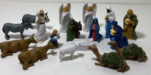 Vintage Safari Ltd Nativity Character Set Of 15 plus 5 Duplicate Figures - Picture 1 of 10