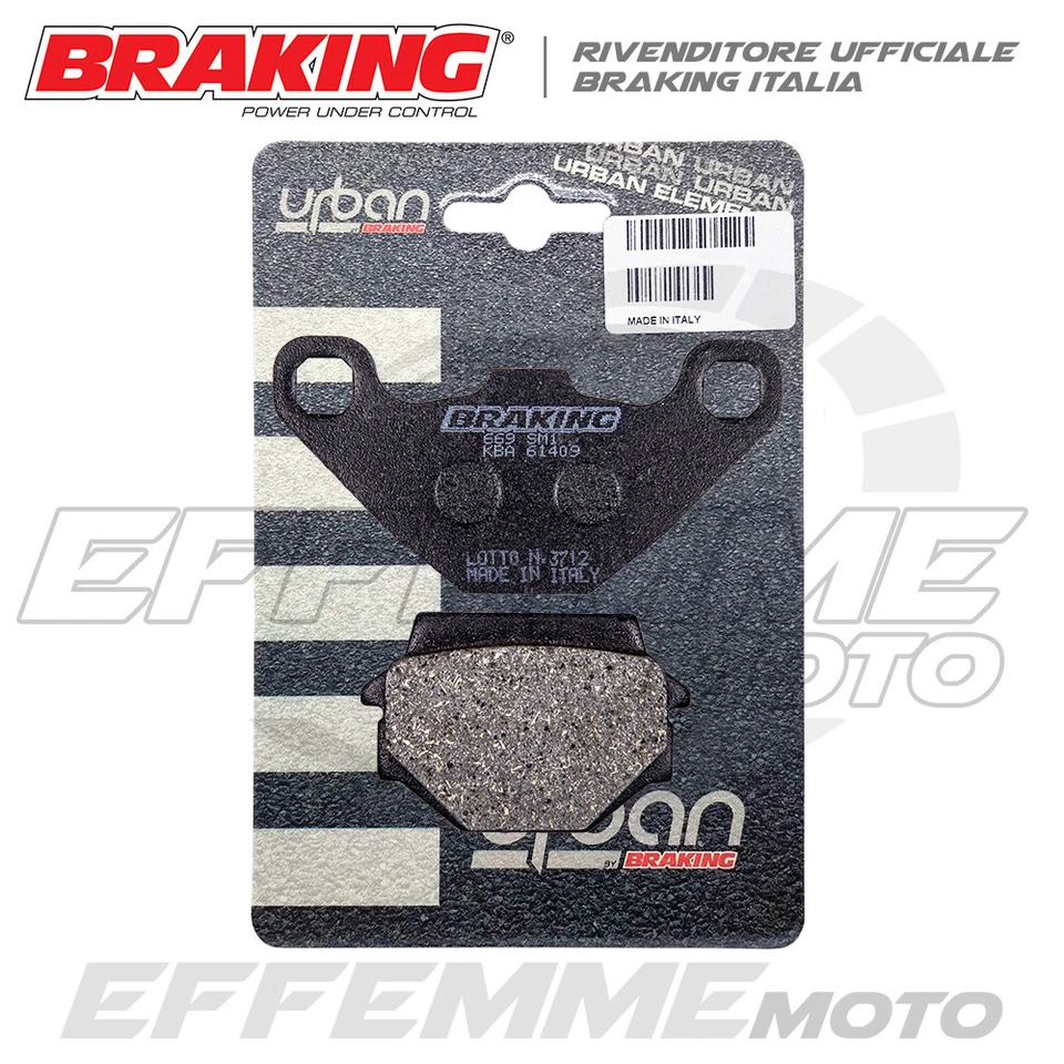 Pastiglie KAWASAKI KLR 650 1987-2007 (Posteriori BRAKING) - Immagine 1 di 1