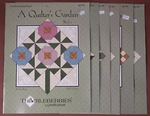 Thimbleberries A Quilter's Garden Quilt Blocks Pattern Leaflets Lot of 6 2001 - Picture 1 of 9