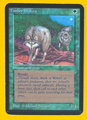 MTG TIMBER WOLVES Alpha (OldManMTG 008-199) - Image 1 of 4