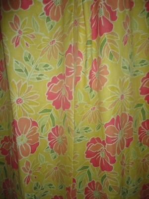 WAMSUTTA TROPICAL ROSA SALVIA CALÉNDULA CORAL TELA FLORAL CORTINA DE DUCHA 64 X 71 Foto 1 de 4