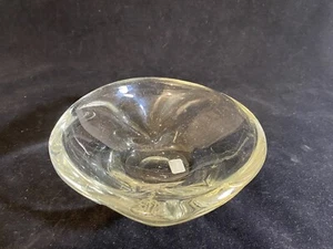 Vintage Murano Glas Schale in Cristalo Glas - Bild 1 von 22