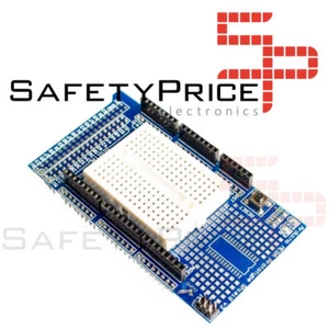 PROTOSHIELD Mega V3 PARA ARDUINO MEGA CON BREADBOARD 170 puntos REF890 - Imagen 1 de 1