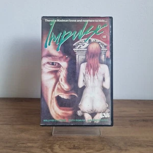'IMPULSE' RARE VHS TAPE 'IMPULSE' WILLIAM SHATNER HORROR. STICKER FREE SLEEVE - Picture 1 of 3