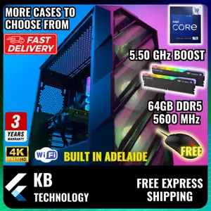 Special Edition Intel i9 12900KS | 64GB DDR5 | RTX 4070 2Tb SSD Gaming PC - Picture 1 of 9