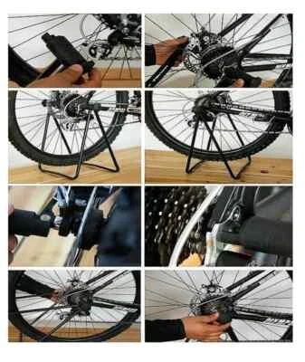 Bicycle Stand Indoor Exercise Trainer Stationary Bike Cycle Training Foldable - Image 1 of 4