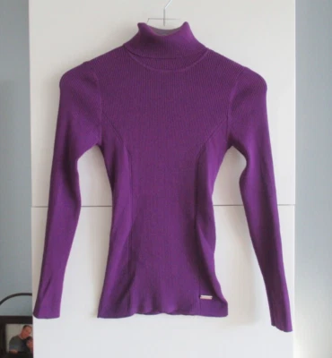 White House Black Market Womens' Size XS Turtleneck Long Sleeve Sweater Purple - Image 1 of 4