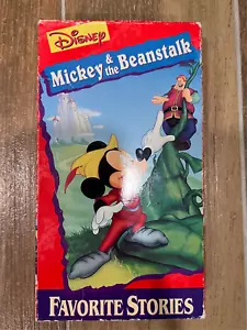 Disney VHS Mickey And The Beanstalk (VHS, 1993) Favorite Stories - Picture 1 of 1