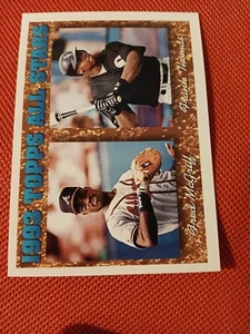 1994 FRANK THOMAS FRED MCGRIFF TOPPS ALL STARS BASEBALL CARD #384 WHITE SOX - Picture 1 of 2