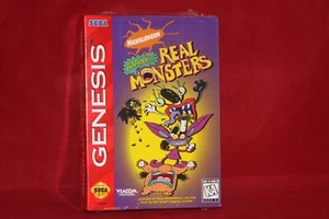 AAAHH!!! Cartucho de juego auténtico Real Monsters (Sega Genesis, 1995) - Imagen 1 de 6