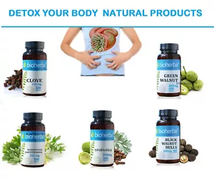 Detox and Cleanse Body, Anti-parasite Herbal supplements,capsules -Select: - Picture 1 of 9