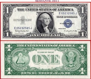 $ USA 1 DOLLAR 1935 H Silver Certificate P 416WMh - UNC; free shipping from 100$ - Picture 1 of 3