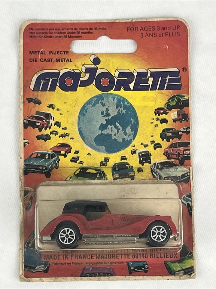 MAJORETTE--MORGAN-- #261----ROJO CON TAPA NEGRA.   ¡Nuevo en tarjeta!! Foto 1 de 4