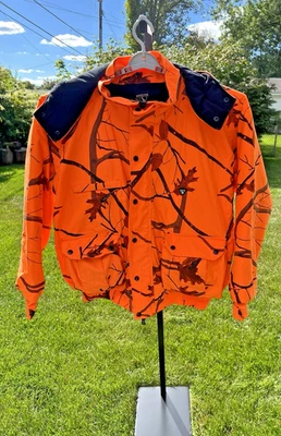 De colección XL Wood'n Trail Blaze Naranja Campo Caza A Presión y Cremallera Frontal Hecho en EE. UU. Foto 1 de 4