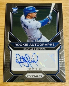 2021 Panini Prizm SANTIAGO ESPINAL Rookie Autographs RC #RA-SE Blue Jays - Picture 1 of 3