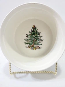 Vintage Spode Christmas Tree Souffle 7" Ofen zu Tisch Runde Backform - Bild 1 von 7
