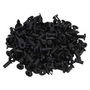 Secure and Non Deformed Car Shield Push Pin Rivet Retainer Clip 100 Count 8mm - Picture 1 of 16