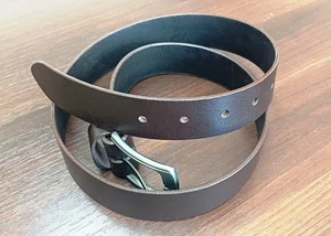 Neu Echtleder Herren Gürtel Größe 36" Hose Jeanshose Echtleder Gürtel-20 - Bild 1 von 6