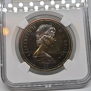 1971 Canada Silver Dollar Centennial PCGS SP66 - Picture 1 of 6