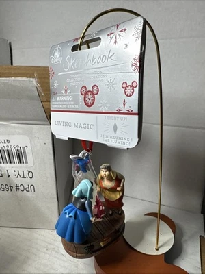 Disney Sketchbook Ornament 2021 Flora Merryweather Light Up Sleeping Beauty Lb - Image 1 of 4