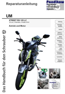 Reparaturanleitung RIS UM Xtreet RS  125 LC,  4-Ventiler DOHC, Antrieb u Motor - Bild 1 von 4