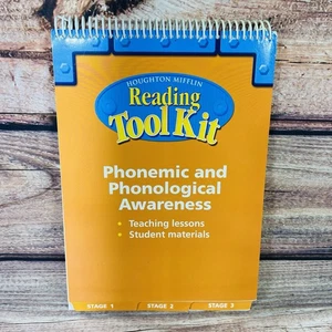 Houghton Mifflin Reading Tool Kit Vocab Phonics Phonemic Teaching lessons K/1st - Picture 1 of 10