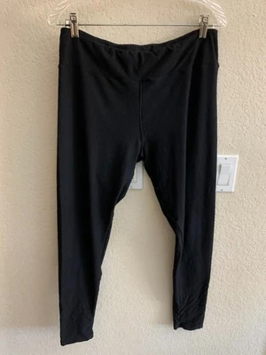 Pantalones LuLaRoe Negro Azul Talla Alta y Curvilínea Foto 1 de 4