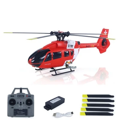 H145 1/30 RC Helicopter Model Localization Altitude Hold Flybarless Gyroscope - Image 1 of 4