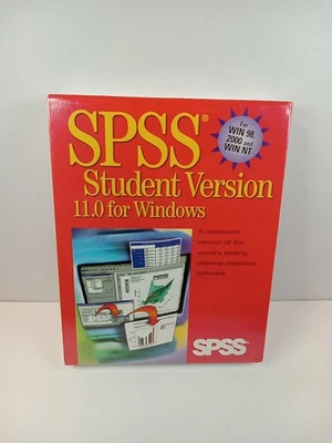 Sealed SPSS Student Version 11.0 Software Windows 98 2000 WIN NT Statistical - Image 1 of 4