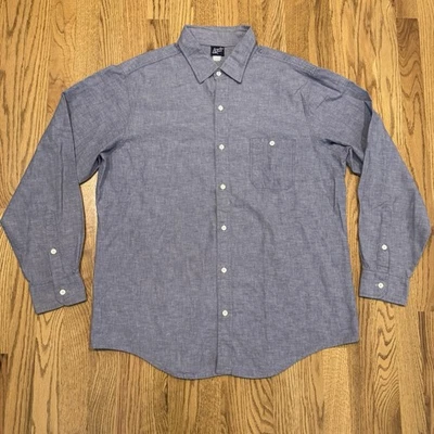 Vintage Levi’s Chambray Shirt Men’s Size XL Long Sleeve Button Up Blue Vtg - Image 1 of 4