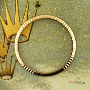 Original Rolex DJ DD 36mm 16233 18238 18038 Acanalado Oro Amarillo 18K Bisel #F56 - Imagen 1 de 5