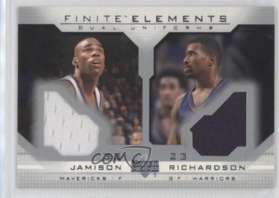 2003-04 Upper Deck Finite Elements Dual Uniforms Jason Richardson Antawn Jamison - Image 1 of 2