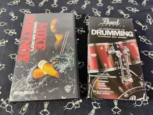 Mike Portnoy Drums VHS lot Pearl Introduction Alice Cooper Dream Theater - Picture 1 of 3