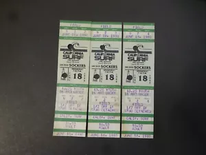 3 - 1980 California Surf/San Diego Sockers NASL SOCCER TICKETS (punched) - Picture 1 of 3