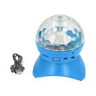 (Blau) Lautsprecher Disco Ball LED RGB Bunt Mini Musik Mobile Bühne GE