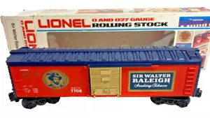 Coche de caja vintage calibre Lionel O y 027 Sir Walter Raleigh # 6-7706 en caja - Imagen 1 de 20