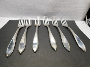 Wm. Rogers Mfg. Co. AA IS Silver Plated Flatware Set of 6 Forks - Picture 1 of 6