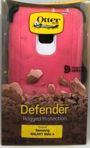 Original Otterbox Defender Case for Samsung Galaxy Note 4 Rose Pink (No Screen)# - Picture 1 of 3