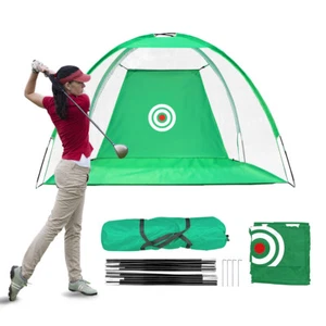 6.5Ft Golf Practice Hitting Net Outdoor Extra Large Tent Cage Training Aids - Picture 1 of 7