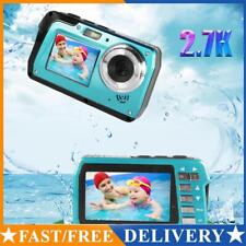 56MP Underwater Cameras Anti Shake 4K 30FPS Photo Camera for Vacation Snorkeling