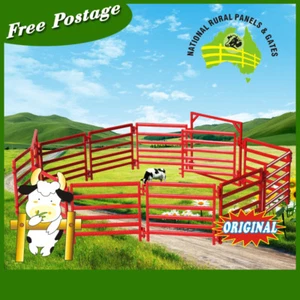 Toy Cattle Yard horse Round yard ABS 10 Panels plus 2 gates as one set - Picture 1 of 5