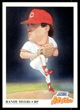 1991 Score Baseball Card Randy Myers Cincinnati Reds #662