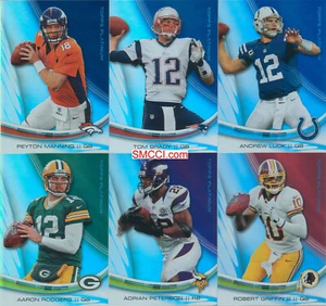 2013 Topps PLATINUM Football Basic Set Andrew Luck Peyton Manning Tom Brady PLUS - Picture 1 of 2