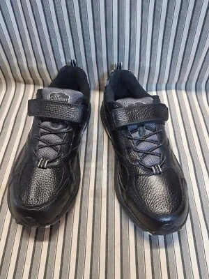 Dr. Zapatillas deportivas Comfort STK#:5710 'Winner' negras para diabéticos para hombre nuevas con caja Foto 1 de 4